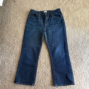 Jcrew Billie Denim Boot Crop Jeans, Sz 30P